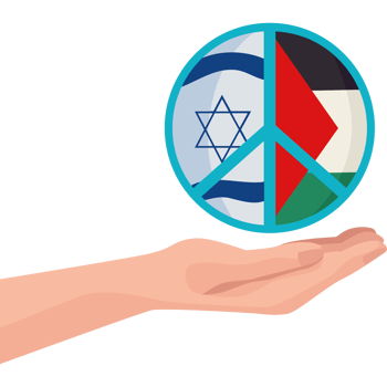 Peace and israeli flag png