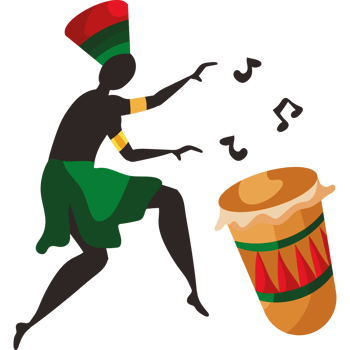 A person playing a drum with a musical instrument png