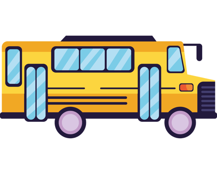 school bus illustration isolated png