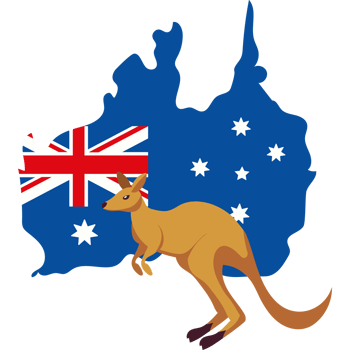 Australia map clipart png