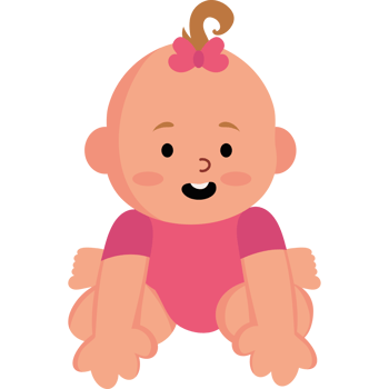 Baby girl clipart png