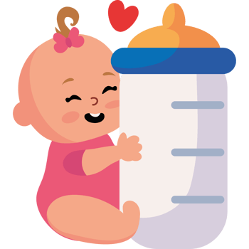 Baby bottle clipart png