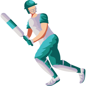 cricket player isolated png