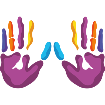 autism campaign painting hands illustration png