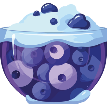 Blueberry smoothie clip art png