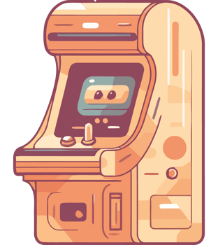 classic game machine casino isolated png