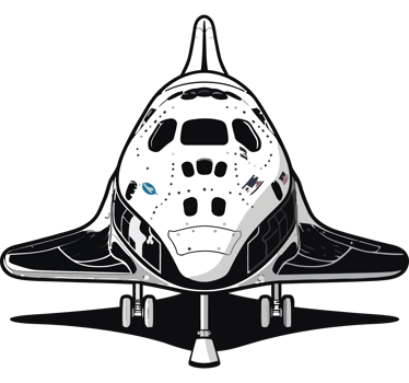 spaceship futuristic vehicle monochrome isolated png