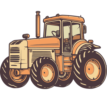 Yellow bulldozer digs dirt icon isolated png