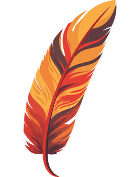 Feather quill pen creates elegant nature sketch isolated png