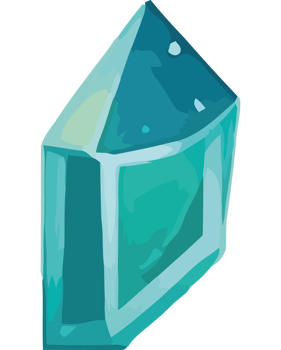 A blue gemstone png
