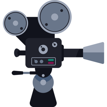 camera film device retro icon isolated png