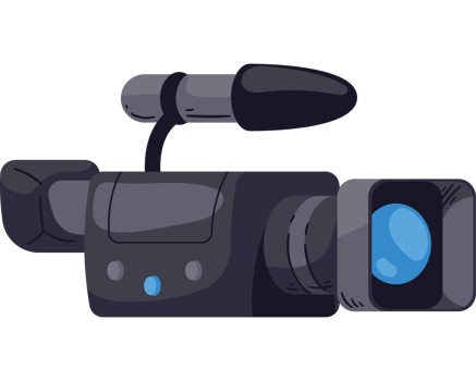 Camera film device microphone icon png