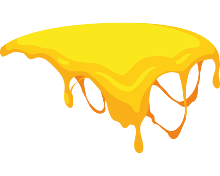 cheese sliced melted design isolated png