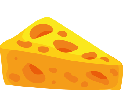 cheese sliced melted ingredient isolated png