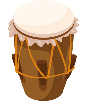 colombian drum percussion isolated design png