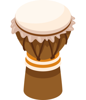 pacific drum traditional isolated illustration png