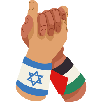 Israel and palestine flag png