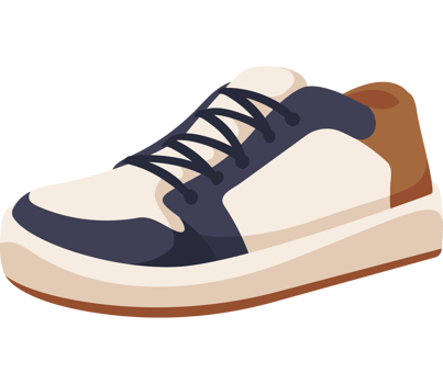 A pair of sneakers with laces on the bottom png