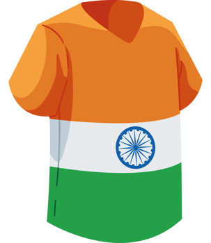 India flag shirt clip art png