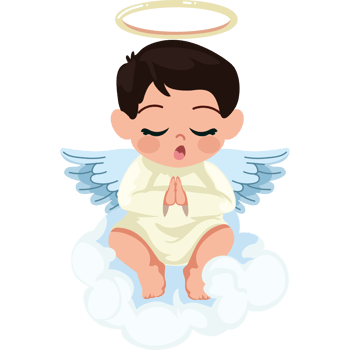 Angel baby clipart png