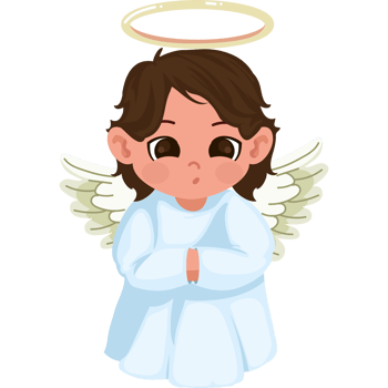 little angel christianity character icon png