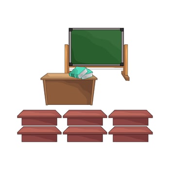 illustration of classroom vector