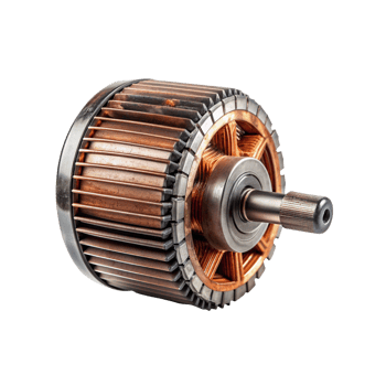 a motor with copper coils png