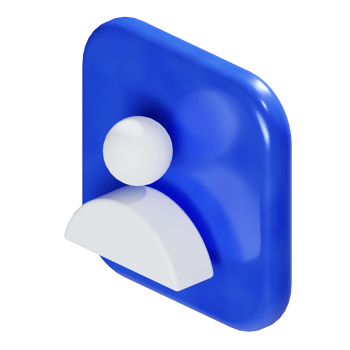 a 3d isometric ui contact address book icon png