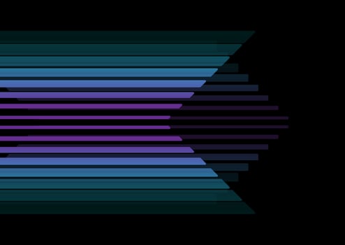 Blue violet stripes abstract retro geometric background vector
