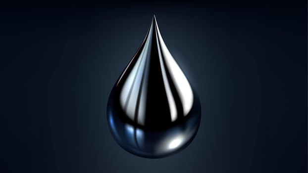 High Quality Crude Oil Drop Isolated on Dark Background, Shiny Droplet, Different From Similar , Illustration vector