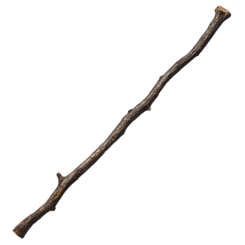 Natural wooden stick lying on a surface png
