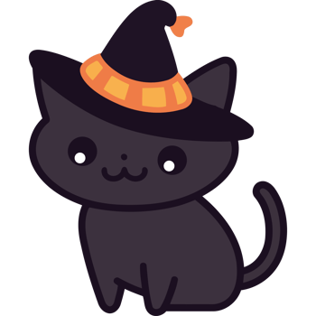 halloween pet with costume hat png