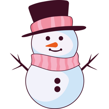 christmas snowman cute png