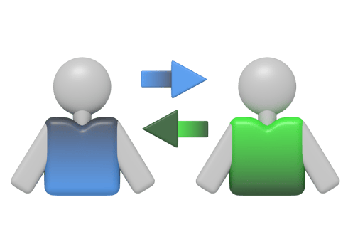 Change profile with arrow png