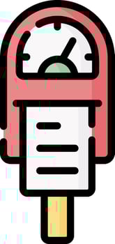 A pressure gauge icon on a white background vector