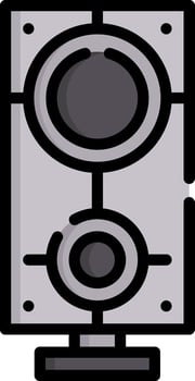 Speaker icon illustration vector