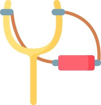 slingshot illustration design vector