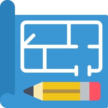floor plan illustration design vector