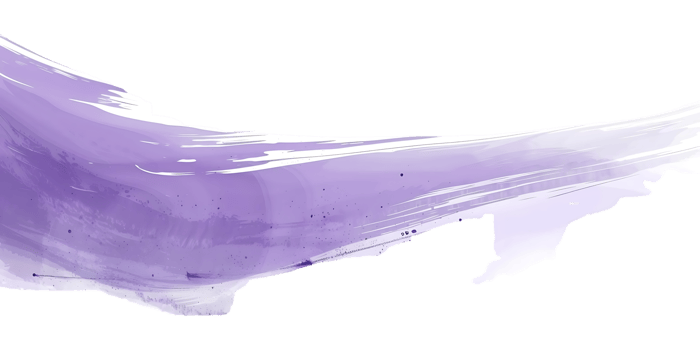 Abstract Purple Watercolor Brush Stroke with Transparent Background, Elegant Design Element for Digital Art and Graphic Design png