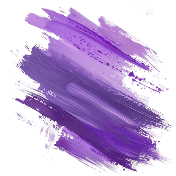Purple Abstract Paint Stroke with Transparent Background png