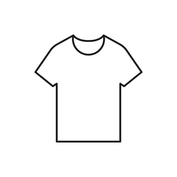 T-shirt Line Icon design vector