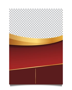 Luxury business brochure template vector