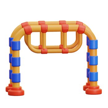 3d illustration Playground Climbing Frame for Children png