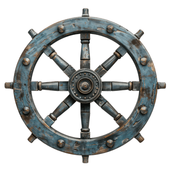 ship's wheel transparent background png