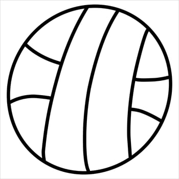 Ball hand drawn illustration vector