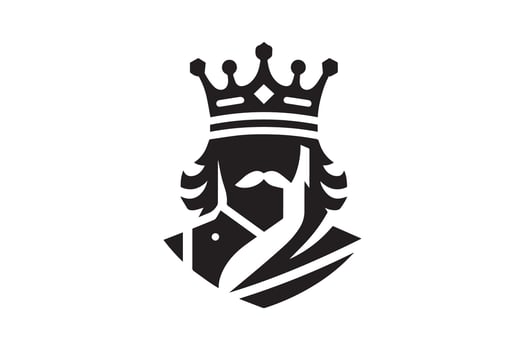 The logo for a company called king vector