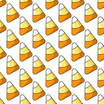 Halloween pattern. Seamless pattern of lollipops, candies. Sweets for the game trick or treat vector