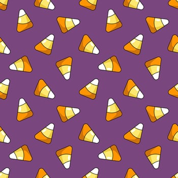 Halloween pattern. Seamless pattern of lollipops, candies. Sweets for the game trick or treat vector