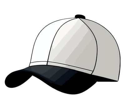 Baseball cap illustration vector