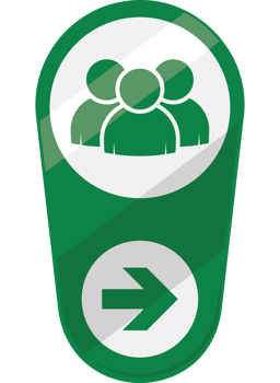Assembly Point signboard with arrow on a transparent png
